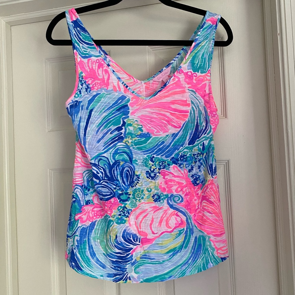 Lilly Pulitzer Gigi Top on Beach Please